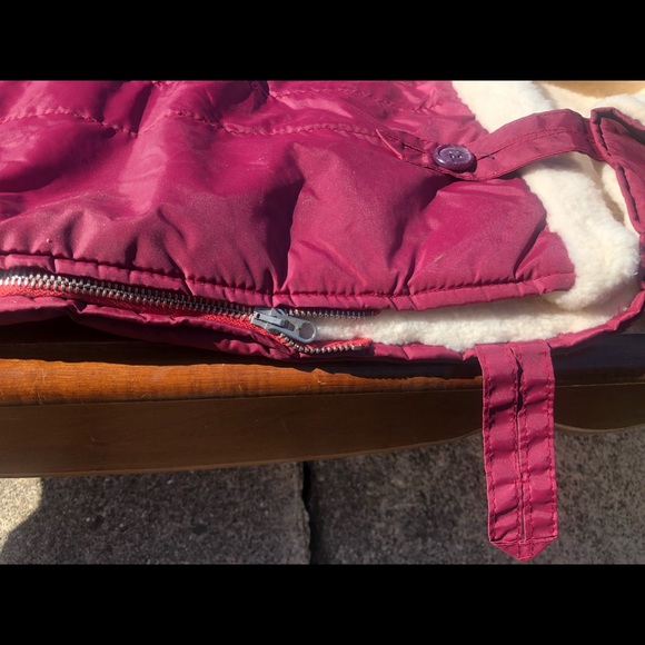 Vintage Burgundy Baby Sleeping Bag - Picture 4 of 4